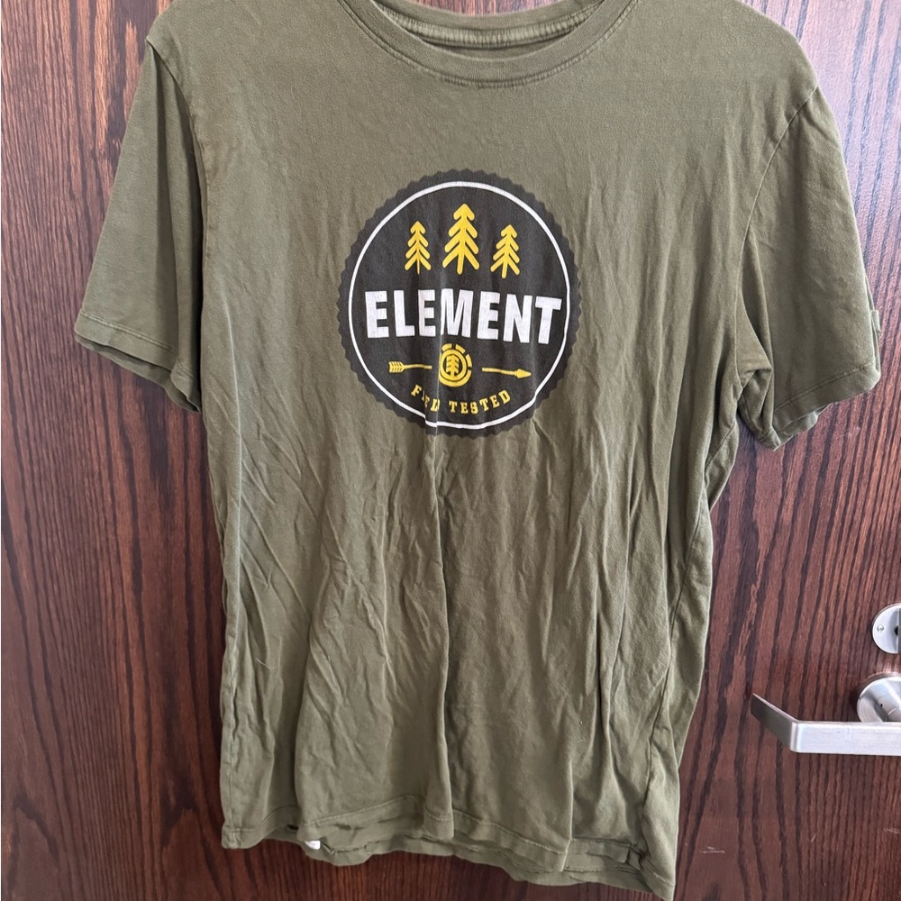 Element Olive Green Graphic T-Shirt